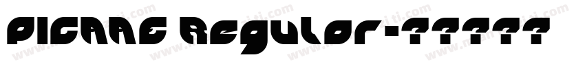 PICAAE Regular字体转换